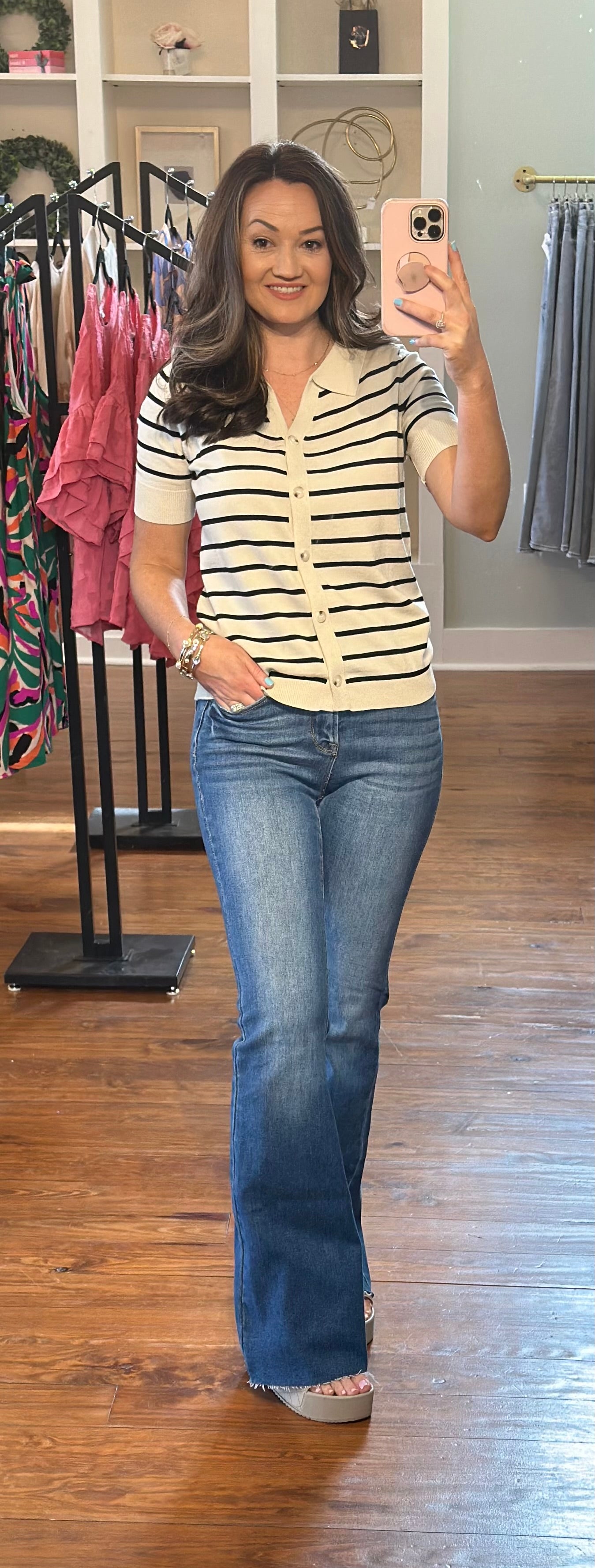 Classic Striped Button Down