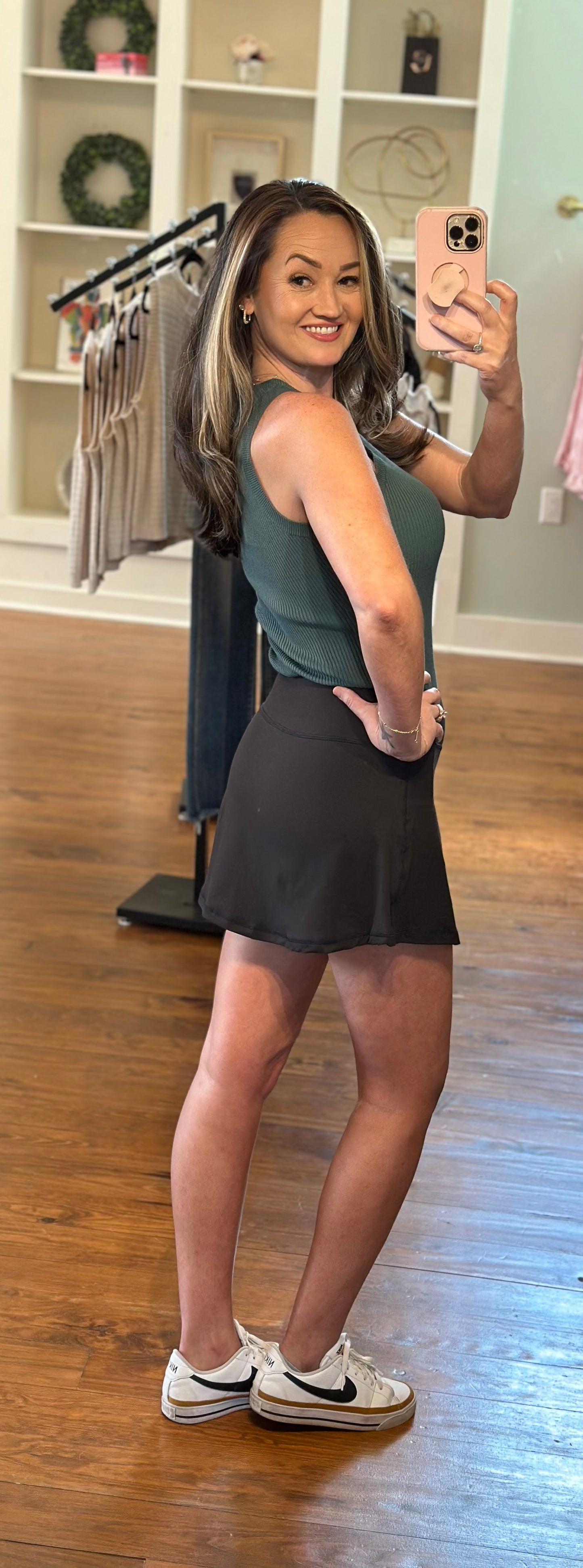 Black Butter Soft Skort