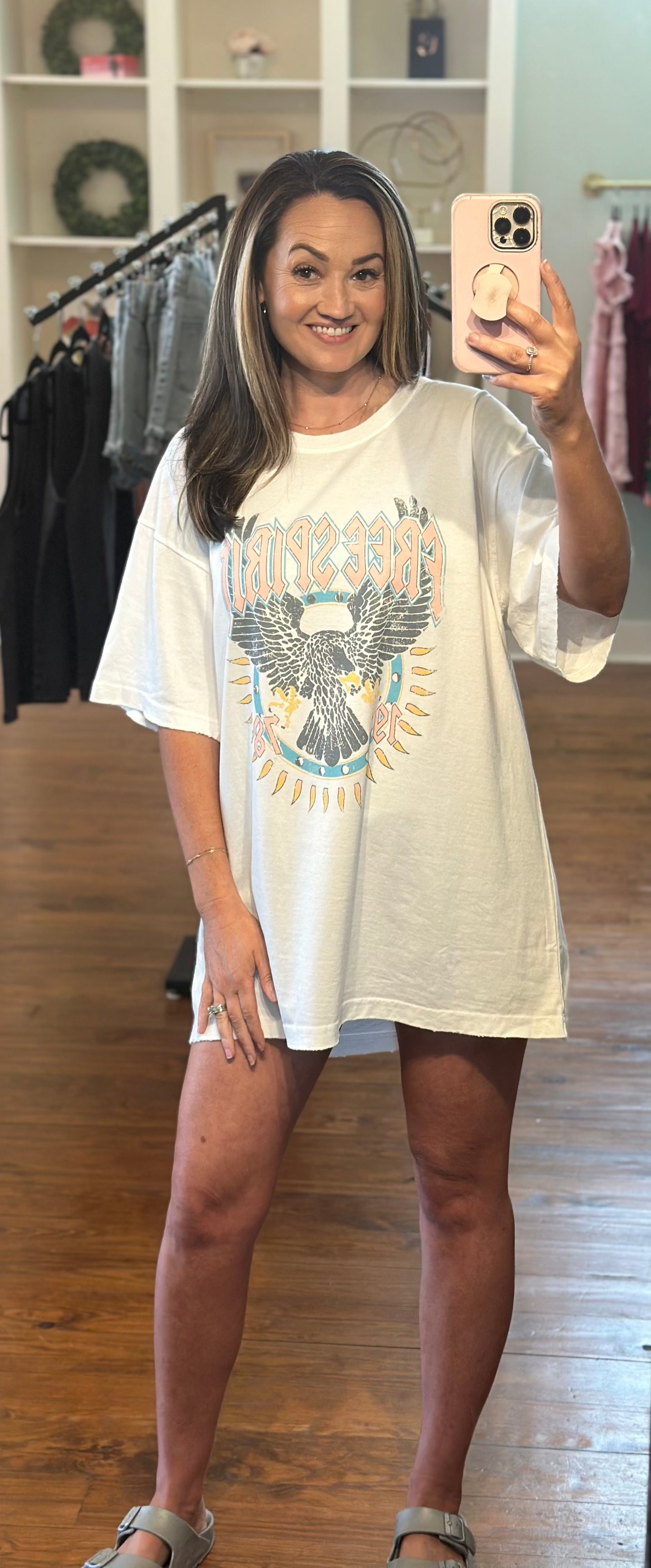Oversized Free Spirit Vintage Eagle T-Shirt