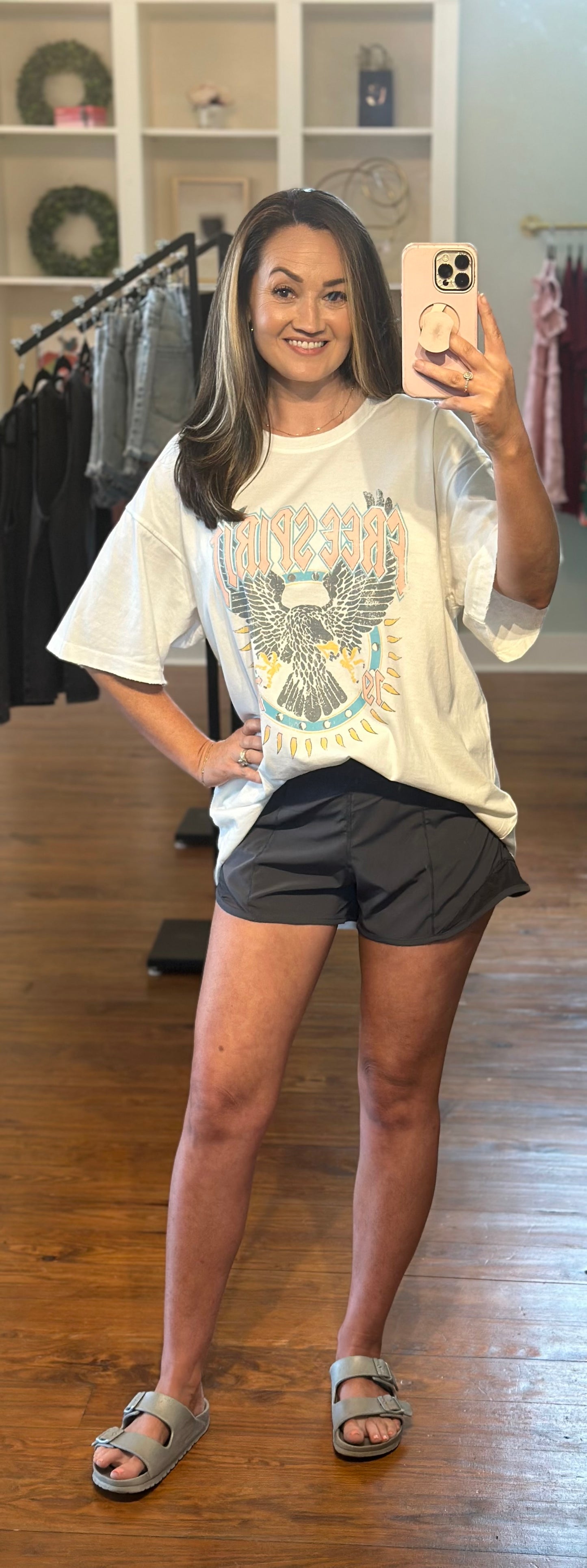 Oversized Free Spirit Vintage Eagle T-Shirt