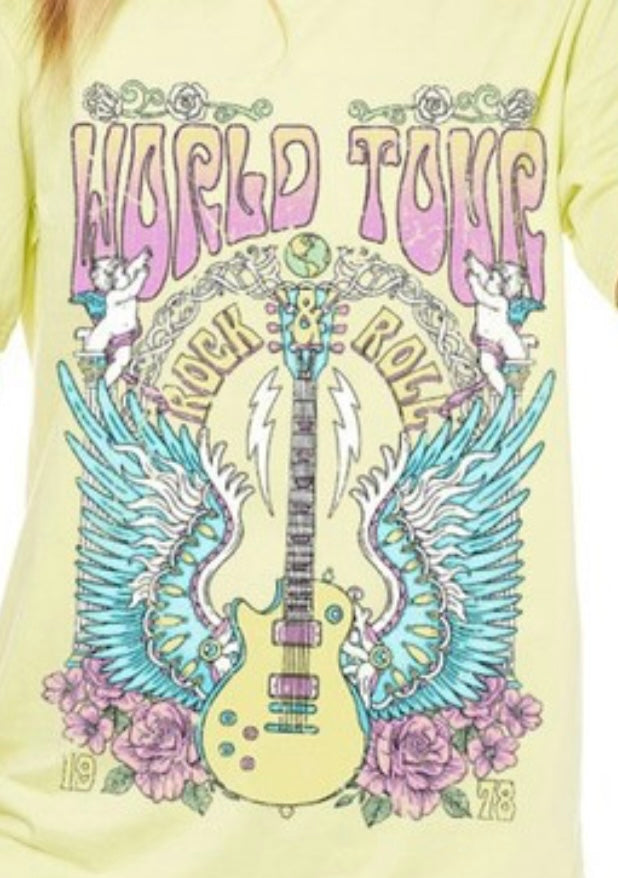 Electric Lime World Tour T-Shirt