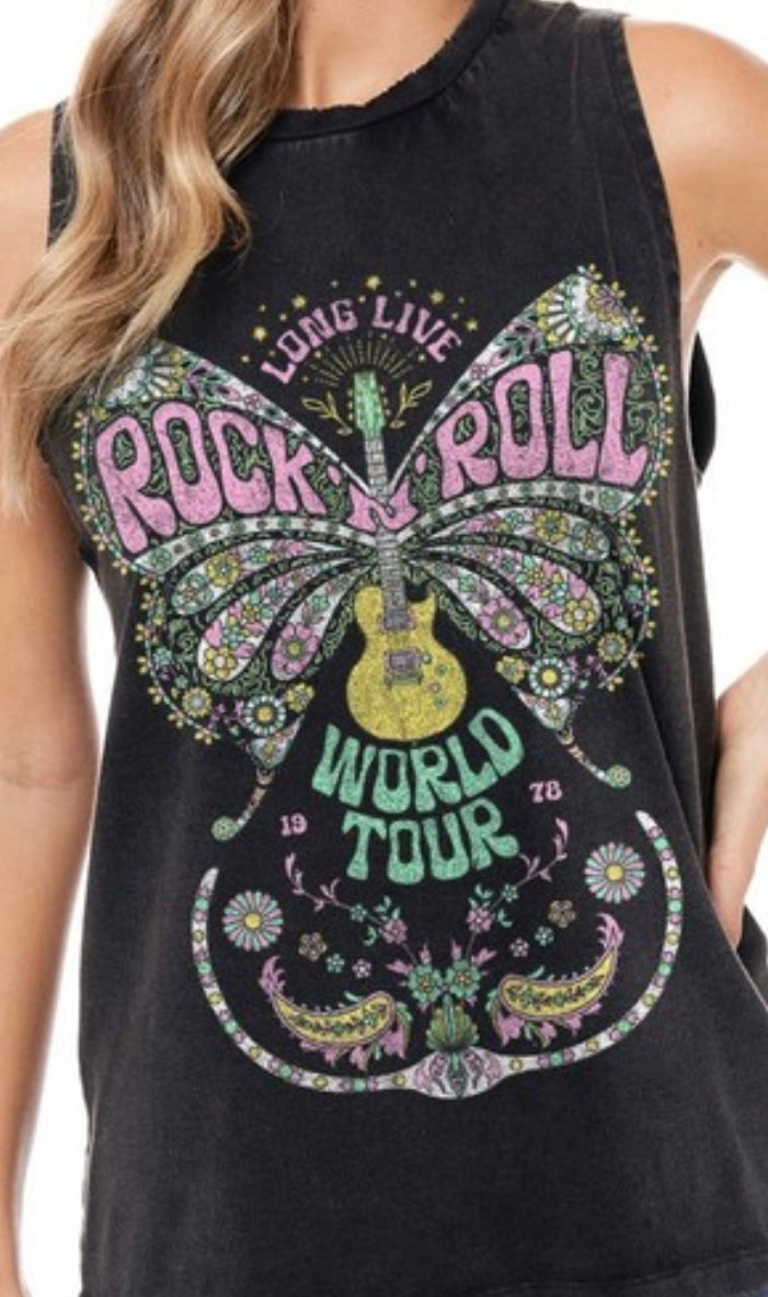 Rock 'N Roll Graphic Tank