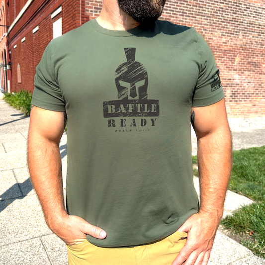 Battle Ready Christian Graphic Tee