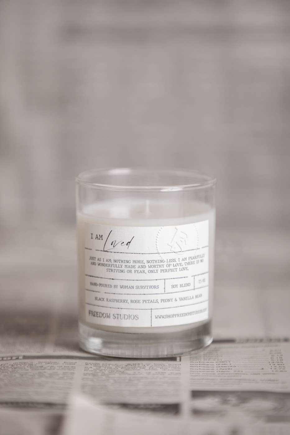 I AM Loved 7.5 oz Candle