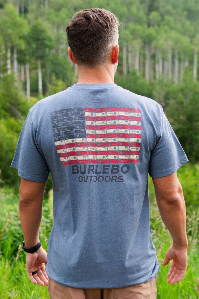 Burlebo Shotgun Shell Flag T-Shirt