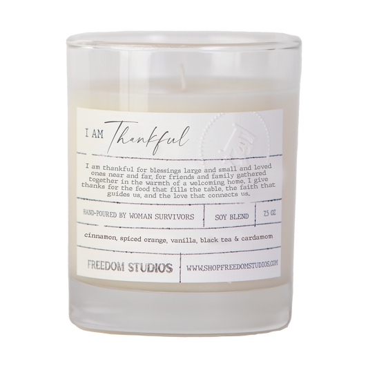 I AM Thankful 7.5 oz Candle