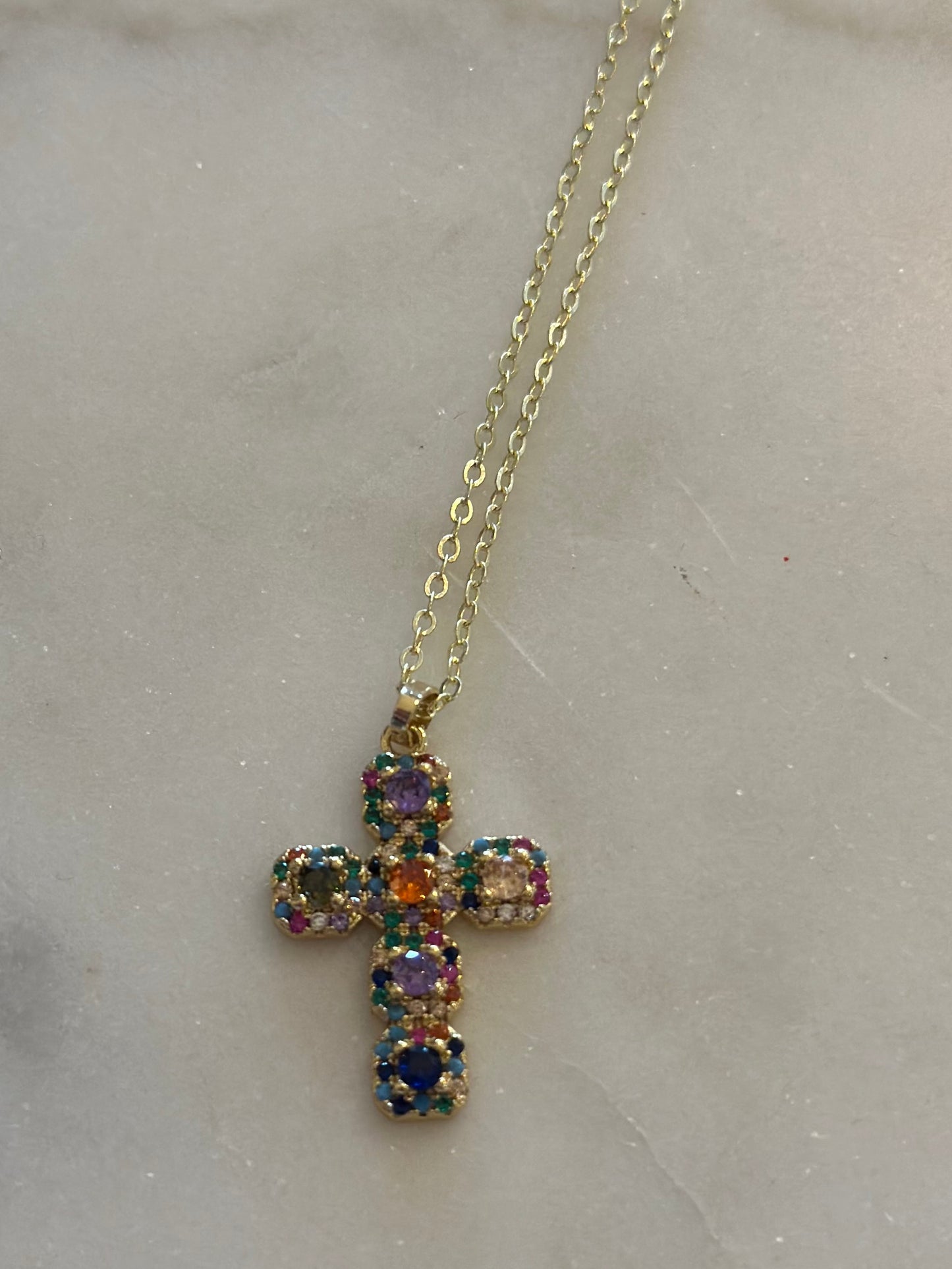 Colors of the Cross Necklace