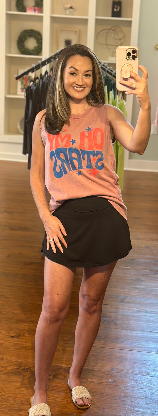 Oh My Stars Patriotic Tank