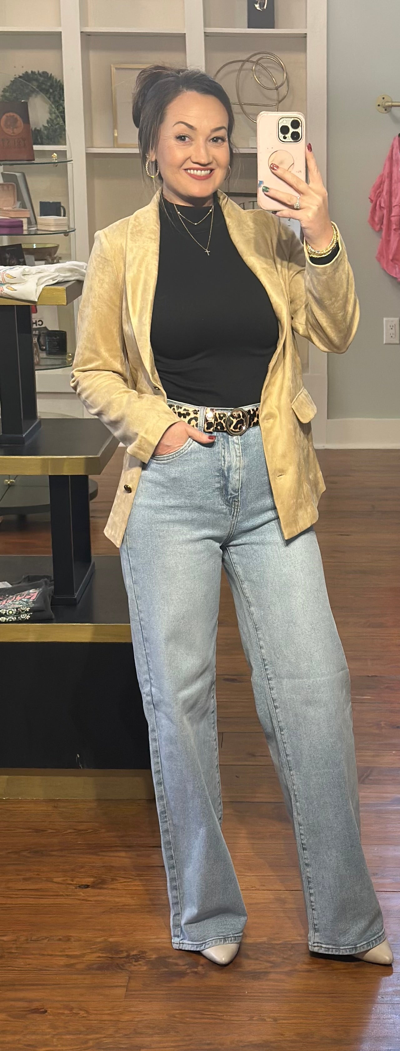 Faux Suede Jacket