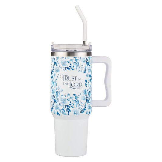 Proverbs 3:5 40 oz Tumbler with Straw