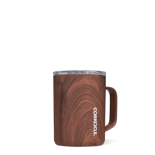 Corkcicle Mug - 16oz Walnut Wood