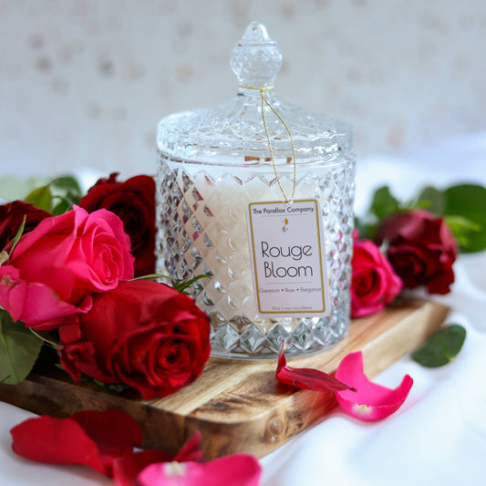 Rouge Bloom 10oz | Soy-Coconut Wooden Wick Candle