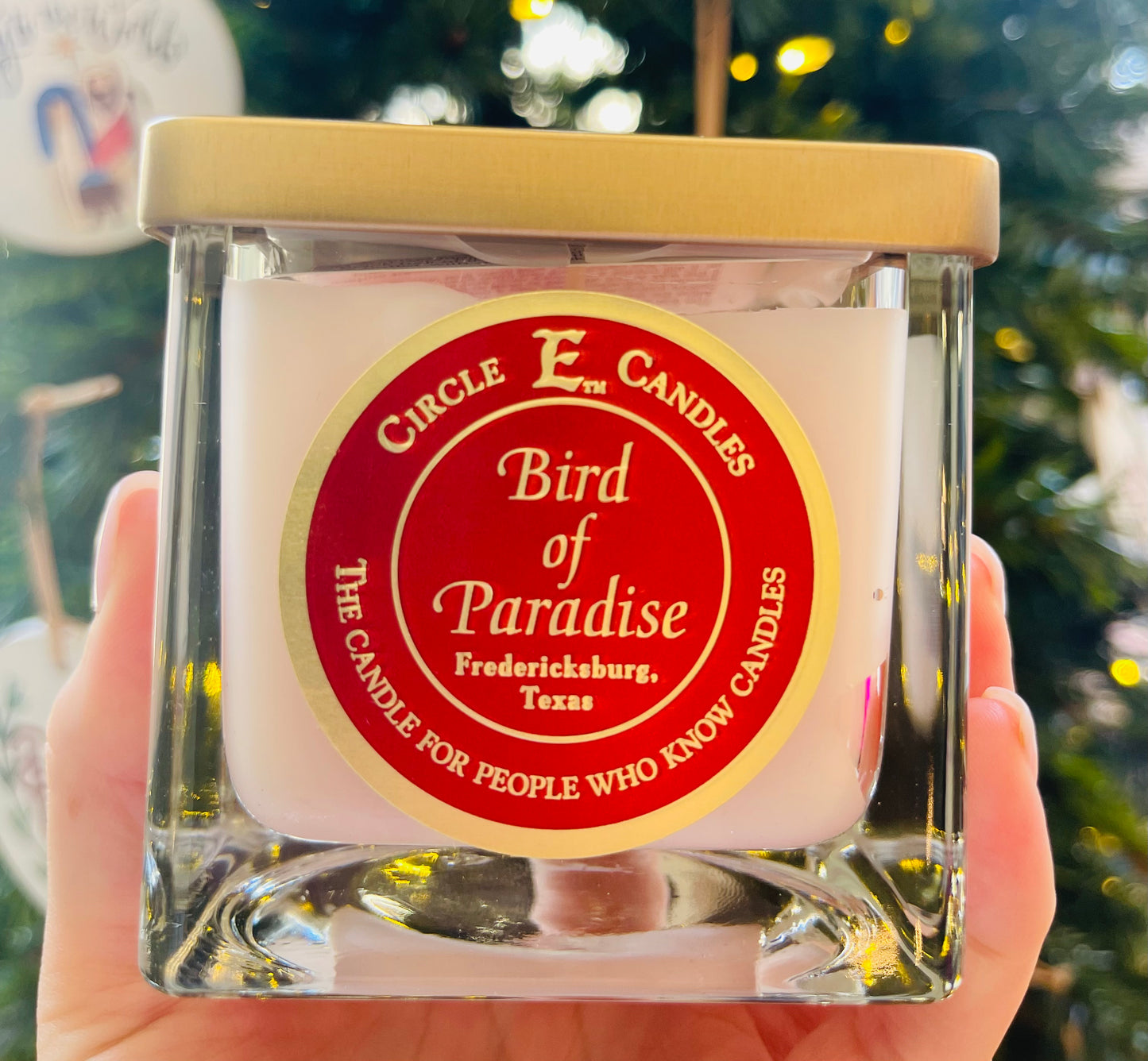 Circle E Candle - 8 oz. Square